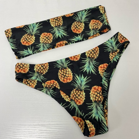 Zaful Other - Zaful 2pc Bandeau Bikini - Top Size Small/ 4 - Bottom Size Large/ 8